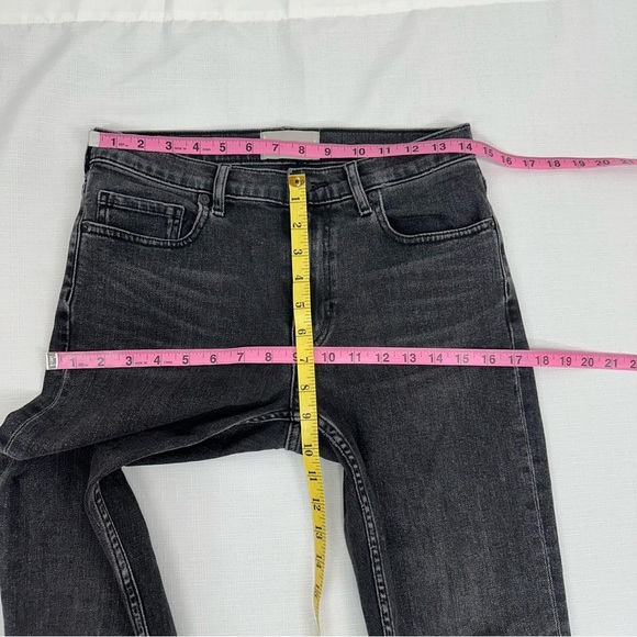 Everlane Women's size 28 Washed Black Mid Rise Ankle Stretch Jeans - Picture 10 of 14